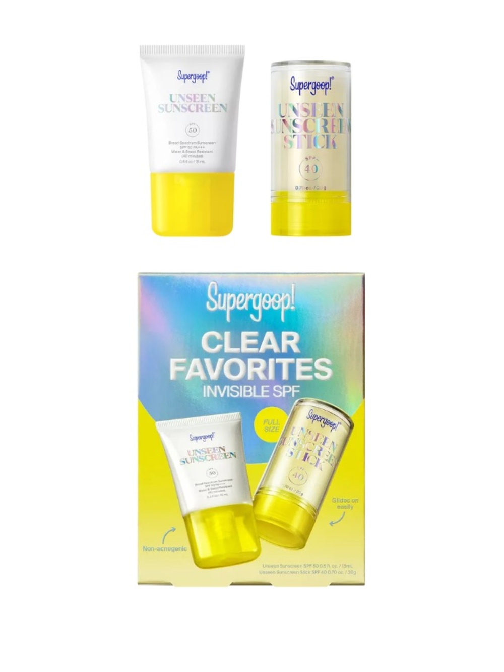 Supergoop! Clear Favorites Invisible SPF Set - Picture 3 of 12